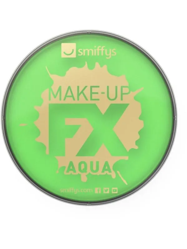 Smiffys Aqua Color Visage Et Corps Vert Citron 4 Smiffys Aqua Color Visage Et Corps Vert Citron – Image 2