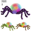 WIDMANN Araignée Lumineuse 30 Cm - 3 Couleurs Ass -Spooky Decor World araignee lumineuse 30 cm 3 couleurs ass