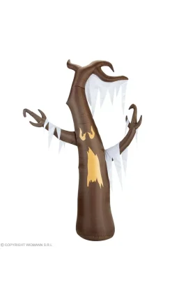 WIDMANN Arbre Hanté Gonflable Et Lumineux Avec Ventilateur - 244 Cm - Intérieur Et Extérieur -Spooky Decor World arbre hante gonflable et lumineux avec ventilateur 244 cm interieur et exterieur 2