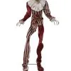 Automate Clown Géant Effrayant Pour Halloween - 2.15m -Spooky Decor World automate clown geant effrayant pour halloween 215m
