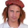 Béret écossais Avec Cheveux Roux -Spooky Decor World beret ecossais avec cheveux roux