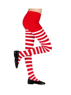 WIDMANN Collant Rayé Rouge & Blanc Fille 70 DEN