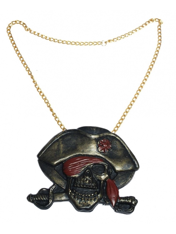 Collier De Pirate Avec Chaine Et Pendentif 3 Collier De Pirate Avec Chaine Et Pendentif