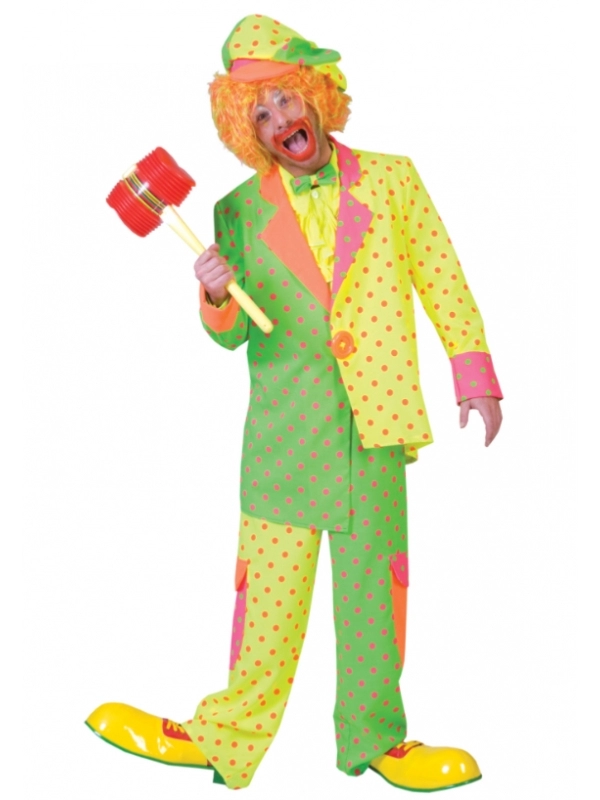 Costume De Clown Pour Homme (veste Et Pantalon) 4 Costume De Clown Pour Homme (veste Et Pantalon) – Image 2