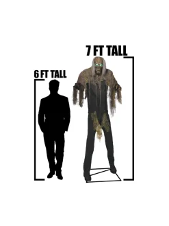 Décoration Animée Halloween De Monstre Dans La Cave De 2m -Spooky Decor World decoration animee halloween de monstre dans la cave de 2m 2