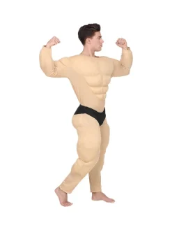 WIDMANN Déguisement Body Builder Homme (combinaison De Muscles Avec Slip) 9 WIDMANN Déguisement Body Builder Homme (combinaison De Muscles Avec Slip) -Spooky Decor World deguisement body builder homme combinaison de muscles avec slip 2