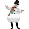 Smiffys Déguisement Bonhomme De Neige Gonflable Blanc -Spooky Decor World deguisement bonhomme de neige gonflable blanc