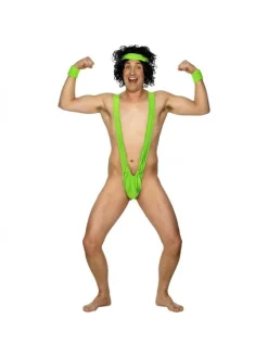Smiffys Déguisement Borat Homme (combinaison Verte) -Spooky Decor World deguisement borat homme combinaison verte 4