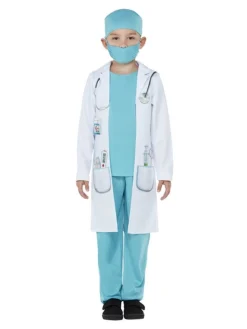 Smiffys Déguisement Chirurgien Enfant Avec Calot Et Masque 5 Smiffys Déguisement Chirurgien Enfant Avec Calot Et Masque -Spooky Decor World deguisement chirurgien enfant avec calot et masque 1