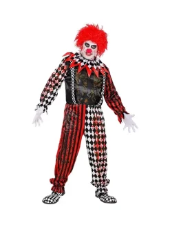 WIDMANN Déguisement Clown De L'horreur Adulte (combinaison & Col) - Du S Au XXXL -Spooky Decor World deguisement clown de l horreur adulte combinaison col du s au xxxl 1
