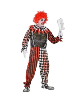 WIDMANN Déguisement Clown De L'horreur Adulte (combinaison & Col) - Du S Au XXXL -Spooky Decor World deguisement clown de l horreur adulte combinaison col du s au xxxl 2