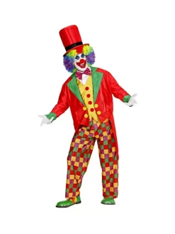 WIDMANN Déguisement Clown (Manteau, Veste, Noeud Papillon, Pantalon Et Chapeau) -Spooky Decor World deguisement clown manteau veste noeud papillon pantalon et chapeau 1