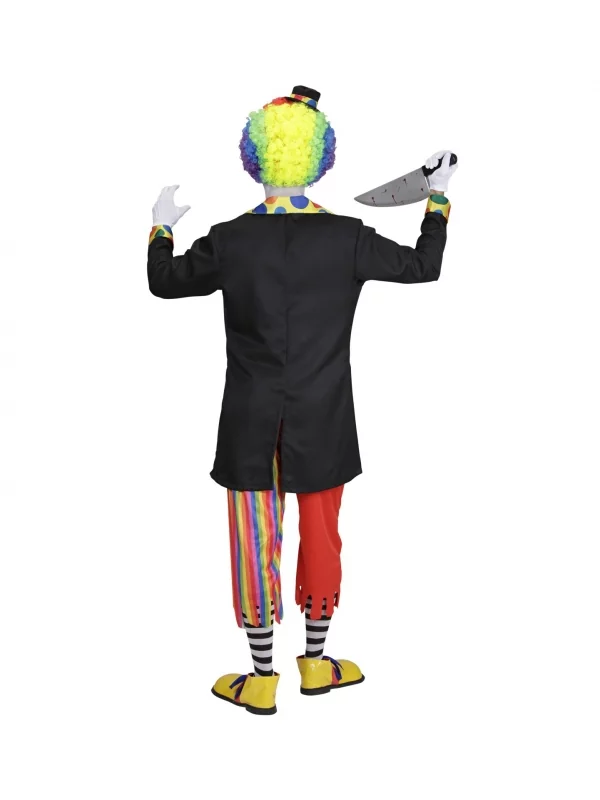 WIDMANN Déguisement Clown Vilain Adulte (veste, Chemise, Pantalon, Chaussettes, Mini-chapeau) 5 WIDMANN Déguisement Clown Vilain Adulte (veste, Chemise, Pantalon, Chaussettes, Mini-chapeau) – Image 3