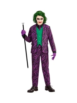 WIDMANN Déguisement De Clown Maléfique Garçon (veste Avec Gilet, Pantalon, Cravate)