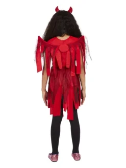 Smiffys Déguisement De Démone Punk, Rouge (robe Avec Ailes Et Serre-tête) -Spooky Decor World deguisement de demone punk rouge robe avec ailes et serre tete 2