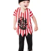 Smiffys Déguisement De Pirate Pour Tout-petit 1 à 4 Ans (haut, Pantalon, Et Bandana) -Spooky Decor World deguisement de pirate pour tout petit 1 a 4 ans haut pantalon et bandana