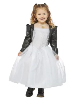 Smiffys Déguisement De Tiffany Valentine De Chucky Pour Fille (robe & Blouson)