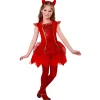WIDMANN Déguisement Démon Fillette Rouge (robe Tutu, Serre-tête-cornes) -Spooky Decor World deguisement demon fillette rouge robe tutu serre tete cornes