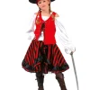 Déguisement élégant De Pirate Pour Fille Complet -Spooky Decor World deguisement elegant de pirate pour fille complet