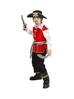 WIDMANN Déguisement Enfant Capitaine Des Pirates (haut Avec Chemise, Pantalon, Ceinture, Chapeau) -Spooky Decor World deguisement enfant capitaine des pirates haut avec chemise pantalon ceinture chapeau 1