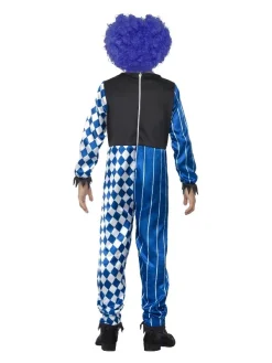 Smiffys Déguisement Enfant Clown Sinistre Luxe (combinaison, Masque En EVA, Cerveau & Cheveux Attaché) 7 Smiffys Déguisement Enfant Clown Sinistre Luxe (combinaison, Masque En EVA, Cerveau & Cheveux Attaché) -Spooky Decor World deguisement enfant clown sinistre luxe combinaison masque en eva cerveau cheveux attache 2