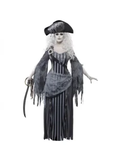 Smiffys Déguisement Fantôme Princesse Pirate (robe & Chapeau)