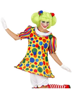 WIDMANN Déguisement Femme Clown (robe Avec Ourlet à Cerceau, Caleçon Long, élastiques Pour Les Cheveux Avec Pompons) 6 WIDMANN Déguisement Femme Clown (robe Avec Ourlet à Cerceau, Caleçon Long, élastiques Pour Les Cheveux Avec Pompons) -Spooky Decor World deguisement femme clown robe avec ourlet a cerceau calecon long elastiques pour les cheveux avec pompons 1