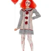 Smiffys Déguisement Femme Clown Vintage (robe Et Collerette) -Spooky Decor World deguisement femme clown vintage
