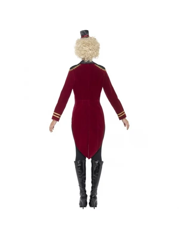 Smiffys Déguisement Femme Mr Loyal ( Avec Veste Queue De Pue, Col Et Mini Haut-de-forme) 4 Smiffys Déguisement Femme Mr Loyal ( Avec Veste Queue De Pue, Col Et Mini Haut-de-forme) – Image 2