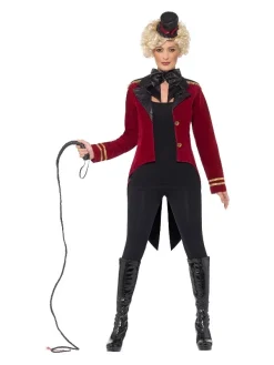 Smiffys Déguisement Femme Mr Loyal ( Avec Veste Queue De Pue, Col Et Mini Haut-de-forme) 7 Smiffys Déguisement Femme Mr Loyal ( Avec Veste Queue De Pue, Col Et Mini Haut-de-forme) -Spooky Decor World deguisement femme mr loyal avec veste queue de pue col et mini haut de forme 2