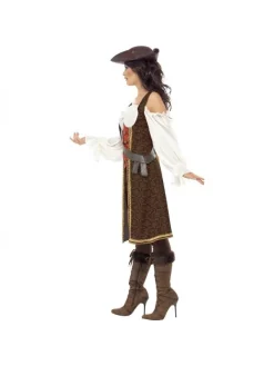 Smiffys Déguisement Femme Pirate De Haute Mer (robe, Pantalon Et Baudrier) -Spooky Decor World deguisement femme pirate haute mer 2