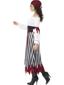 Smiffys Déguisement Femme Pirate (robe Longue & Bandana) -Spooky Decor World deguisement femme pirate robe longue bandana 1