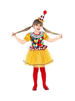 WIDMANN Déguisement Fille Clown (robe Tutu, Mini-chapeau) -Spooky Decor World deguisement fille clown robe tutu mini chapeau 2