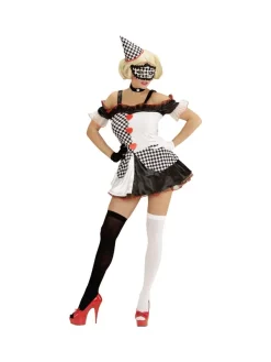 WIDMANN Déguisement Fille Pierrot (robe, Chapeau) -Spooky Decor World deguisement fille pierrot robe chapeau 1