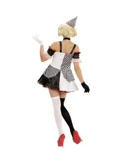 WIDMANN Déguisement Fille Pierrot (robe, Chapeau) -Spooky Decor World deguisement fille pierrot robe chapeau 2