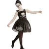 WIDMANN Déguisement Halloween Fille (robe Squelette Noire)