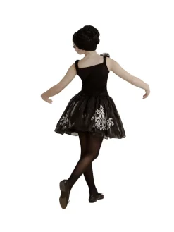 WIDMANN Déguisement Halloween Fille (robe Squelette Noire) -Spooky Decor World deguisement halloween fille robe squelette noire 2