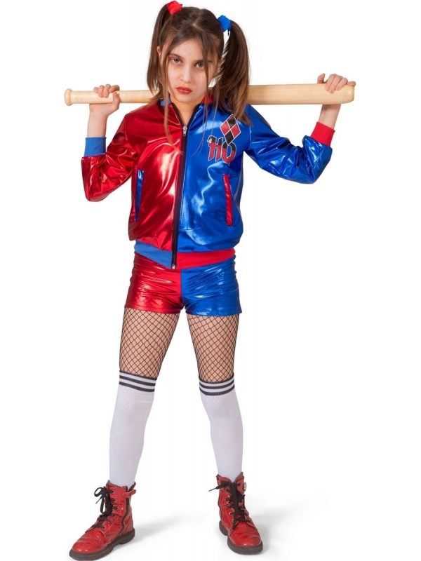 Harley Quinn Déguisement Harley Fille Du 5 Au 13 Ans 4 Harley Quinn Déguisement Harley Fille Du 5 Au 13 Ans – Image 2
