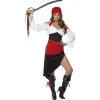 Smiffys Déguisement Jeune Femme Pirate (jupe, Haut, Ceinture Et Foulard) -Spooky Decor World deguisement jeune femme pirate jupe haut ceinture et foulard