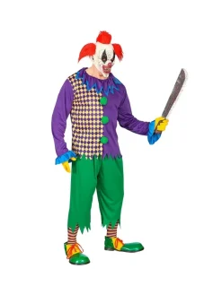 WIDMANN Déguisement Joker Diable Adulte (haut, Pantalon, Chaussettes Sans Pieds) -Spooky Decor World deguisement joker diable adulte haut pantalon chaussettes sans pieds 2
