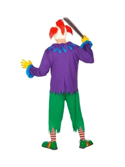 WIDMANN Déguisement Joker Diable Adulte (haut, Pantalon, Chaussettes Sans Pieds) -Spooky Decor World deguisement joker diable adulte haut pantalon chaussettes sans pieds 3