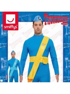 Smiffys Déguisement Luxe Scott & Virgil Thunderbirds, Bleu -Spooky Decor World deguisement luxe scott virgil thunderbirds bleu 2