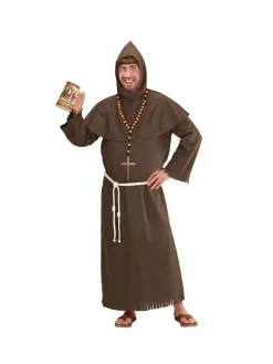 WIDMANN Déguisement Moine Homme (robe, Ceinture, Capuche)