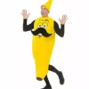 WIDMANN Déguisement Monsieur Banane Adulte Avec Moustache & Chapeau