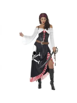 Smiffys Déguisement Pirate, Belle Aventurière (Top, Jupe Et Ceinture)