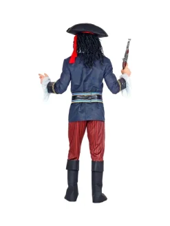 WIDMANN Déguisement Pirate Capitaine Homme (veste Avec Gilet, Chemise, Pantalon, Ceinture, Couvre Bottes, Chapeau) -Spooky Decor World deguisement pirate capitaine homme veste avec gilet chemise pantalon ceinture couvre bottes chapeau 3