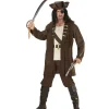 WIDMANN Déguisement Pirate Capitaine Homme (veste, Chemise, Pantalon, Ceinture, Chapeau) -Spooky Decor World deguisement pirate capitaine homme veste chemise pantalon ceinture chapeau