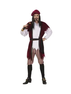 WIDMANN Déguisement Pirate Des Caraïbes Homme (chemise Avec Gilet, Pantalon, Ceinture, Bandeau) -Spooky Decor World deguisement pirate des caraibes homme chemise avec gilet pantalon ceinture bandeau 2