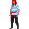 WIDMANN Déguisement Pirate Des Caraïbes Homme (chemise, Pantalon, Ceinture, Bandana) -Spooky Decor World deguisement pirate des caraibes homme chemise pantalon ceinture bandana