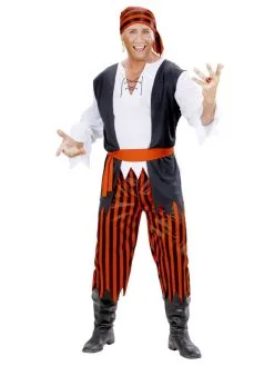 WIDMANN Déguisement Pirate Des Caraïbes Homme Du S Au XL -Spooky Decor World deguisement pirate des caraibes homme du s au xl 2